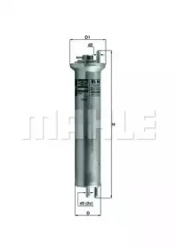 KL 96 KNECHT Топливный фильтр KL 96 KNECHT Топливный фильтр