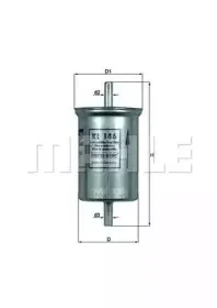 KL 146 KNECHT Топливный фильтр KL 146 KNECHT Топливный фильтр