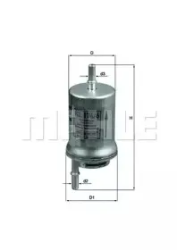 KL1766D KNECHT Топливный фильтр KL1766D KNECHT Топливный фильтр