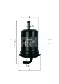 KL 523 KNECHT Топливный фильтр KL 523 KNECHT Топливный фильтр