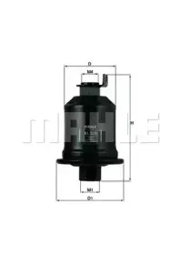 KL 529 KNECHT Топливный фильтр KL 529 KNECHT Топливный фильтр