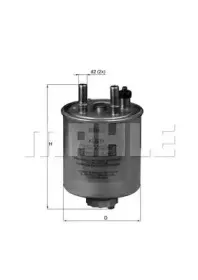 KL 638 KNECHT Топливный фильтр KL 638 KNECHT Топливный фильтр