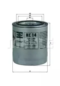 KC 14 KNECHT Топливный фильтр KC 14 KNECHT Топливный фильтр