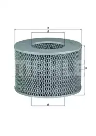 LX 1140 KNECHT Воздушный фильтр LX 1140 KNECHT Воздушный фильтр