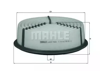LX 837 KNECHT Воздушный фильтр LX 837 KNECHT Воздушный фильтр
