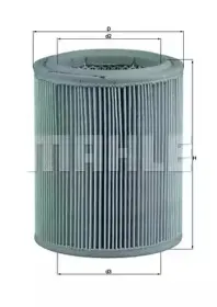 LX 297 KNECHT Воздушный фильтр LX 297 KNECHT Воздушный фильтр