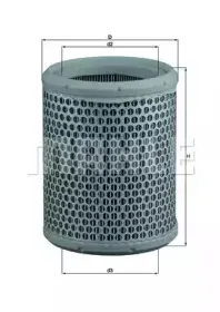 LX 384 KNECHT Воздушный фильтр LX 384 KNECHT Воздушный фильтр
