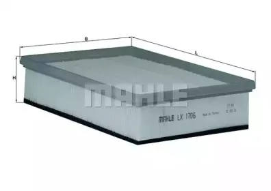 LX 1706 KNECHT Воздушный фильтр LX 1706 KNECHT Воздушный фильтр