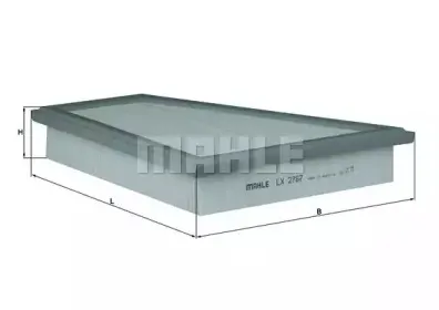 LX 2787 KNECHT Воздушный фильтр LX 2787 KNECHT Воздушный фильтр