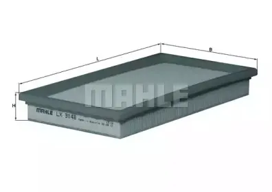 LX 3148 KNECHT Воздушный фильтр LX 3148 KNECHT Воздушный фильтр