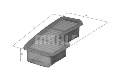LX 1936 KNECHT Воздушный фильтр LX 1936 KNECHT Воздушный фильтр