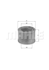 LX 192 KNECHT Воздушный фильтр LX 192 KNECHT Воздушный фильтр