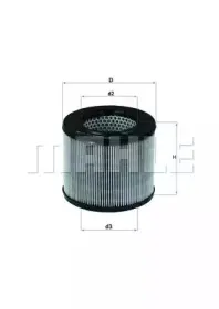LX 194 KNECHT Воздушный фильтр LX 194 KNECHT Воздушный фильтр
