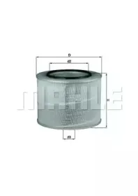 LX 506 KNECHT Воздушный фильтр LX 506 KNECHT Воздушный фильтр