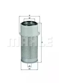 LX 649 KNECHT Воздушный фильтр LX 649 KNECHT Воздушный фильтр