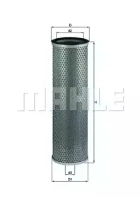 LX 732 KNECHT Воздушный фильтр LX 732 KNECHT Воздушный фильтр