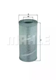 LX 1142 KNECHT Воздушный фильтр LX 1142 KNECHT Воздушный фильтр