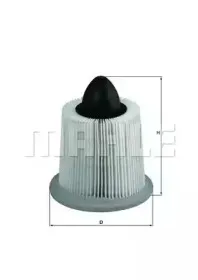LX 1937 KNECHT Воздушный фильтр LX 1937 KNECHT Воздушный фильтр