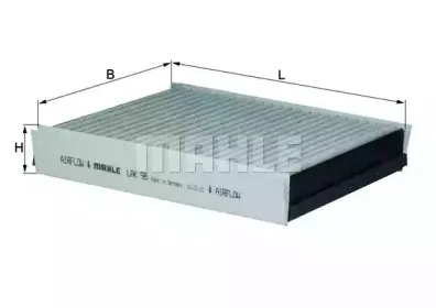 LAK 98 KNECHT Фильтр, воздух во внутренном пространстве LAK 98 KNECHT Фильтр, воздух во внутренном пространстве