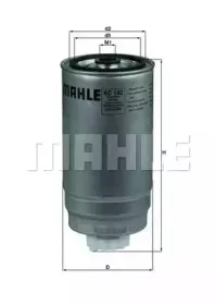 KC 182 KNECHT Топливный фильтр KC 182 KNECHT Топливный фильтр