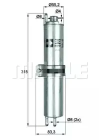 KLH 12 KNECHT Топливный фильтр KLH 12 KNECHT Топливный фильтр