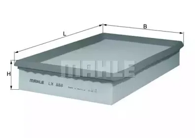 LX 888 KNECHT Воздушный фильтр LX 888 KNECHT Воздушный фильтр