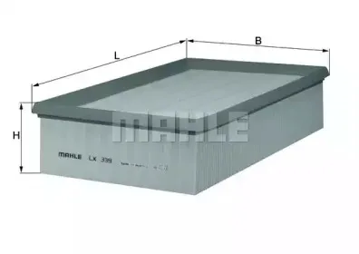 LX 339 KNECHT Воздушный фильтр LX 339 KNECHT Воздушный фильтр