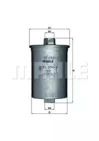 KL 204 KNECHT Топливный фильтр KL 204 KNECHT Топливный фильтр