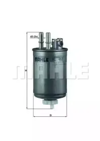 KL 483 KNECHT Топливный фильтр KL 483 KNECHT Топливный фильтр