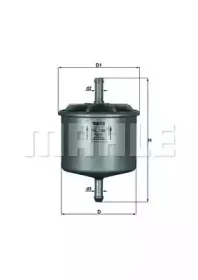 KL 186 KNECHT Топливный фильтр KL 186 KNECHT Топливный фильтр