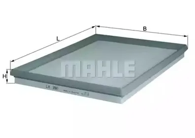 LX 390 KNECHT Воздушный фильтр LX 390 KNECHT Воздушный фильтр