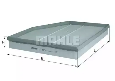 LX 982 KNECHT Воздушный фильтр LX 982 KNECHT Воздушный фильтр