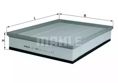 LX 1602 KNECHT Воздушный фильтр LX 1602 KNECHT Воздушный фильтр