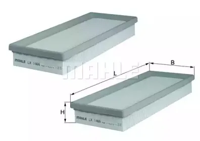 LX1466S KNECHT Воздушный фильтр LX1466S KNECHT Воздушный фильтр