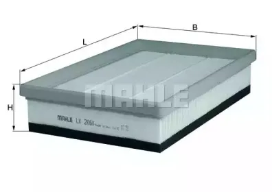 LX 2060 KNECHT Воздушный фильтр LX 2060 KNECHT Воздушный фильтр