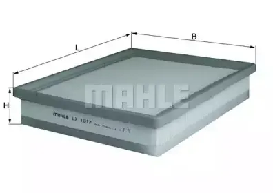 LX 1817 KNECHT Воздушный фильтр LX 1817 KNECHT Воздушный фильтр