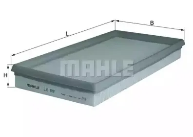 LX 59 KNECHT Воздушный фильтр LX 59 KNECHT Воздушный фильтр