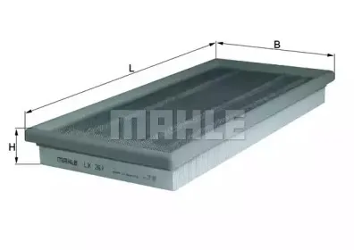LX 261 KNECHT Воздушный фильтр LX 261 KNECHT Воздушный фильтр