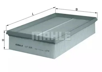 LX 526 KNECHT Воздушный фильтр LX 526 KNECHT Воздушный фильтр