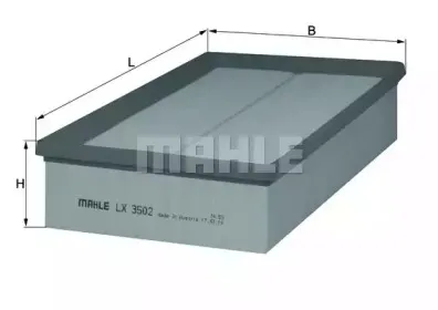 LX 3502 KNECHT Воздушный фильтр LX 3502 KNECHT Воздушный фильтр