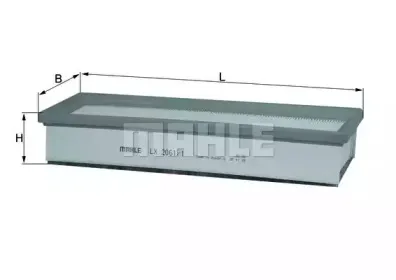 LX20611 KNECHT Воздушный фильтр LX20611 KNECHT Воздушный фильтр