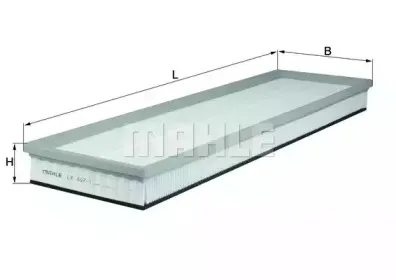 LX4671 KNECHT Воздушный фильтр LX4671 KNECHT Воздушный фильтр