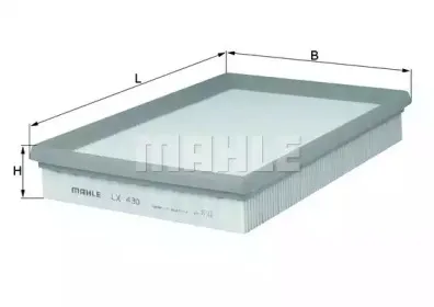 LX 430 KNECHT Воздушный фильтр LX 430 KNECHT Воздушный фильтр