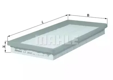 LX 2087 KNECHT Воздушный фильтр LX 2087 KNECHT Воздушный фильтр