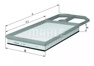 LX 954 KNECHT Воздушный фильтр LX 954 KNECHT Воздушный фильтр