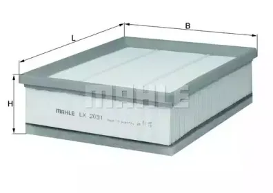 LX 2031 KNECHT Воздушный фильтр LX 2031 KNECHT Воздушный фильтр