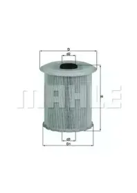 KX 75D KNECHT Топливный фильтр KX 75D KNECHT Топливный фильтр