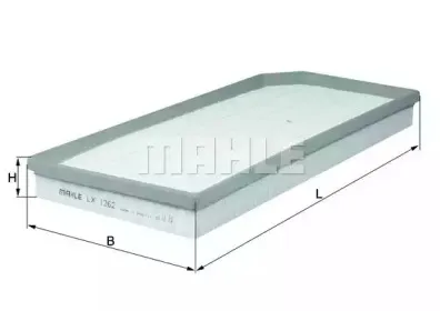 LX 1262 KNECHT Воздушный фильтр LX 1262 KNECHT Воздушный фильтр