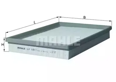 LX 1811 KNECHT Воздушный фильтр LX 1811 KNECHT Воздушный фильтр