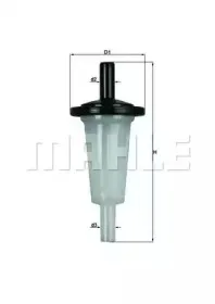 KL 23 OF KNECHT Топливный фильтр KL 23 OF KNECHT Топливный фильтр